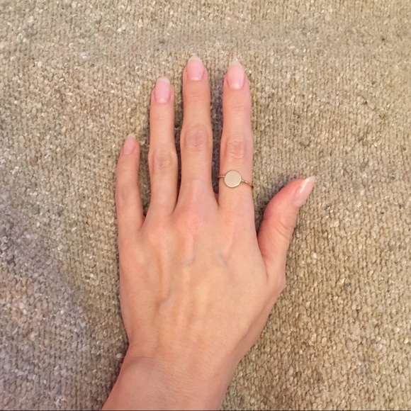 Minimal circle ring - Picture 2 of 6